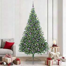 vidaXL Artificial Tree Green 240cm 300 LEDs