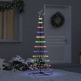 vidaXL LED Christmas Tree Multicolor 184.5cm
