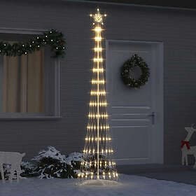 vidaXL Artificial Tree Warm White 250cm 290 LEDs