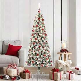 vidaXL Artificial Tree Hinged 180cm