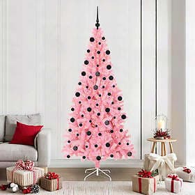 vidaXL Christmas Tree Pink 210cm 300 LEDs