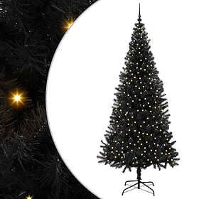 vidaXL Artificial Tree Black 240cm 300 LEDs