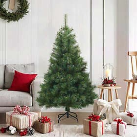 vidaXL Artificial Tree Hinged Green 120cm