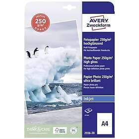 Avery Premium Inkjet Fotopapier A4 250g White 20 st