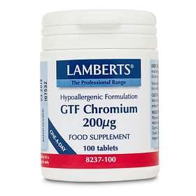 Lamberts GTF Chromium 200mcg 100 Tablets