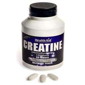 HealthAid Creatine Monohydrate 1000mg 60 Tablets