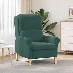 vidaXL Armchair Dark Green 76 x 94 x 102 cm Velvet