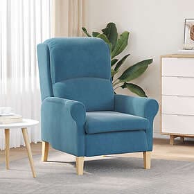 vidaXL Armchair Blue 76 x 94 x 102 cm Velvet