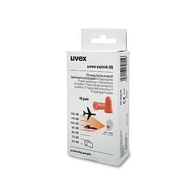Uvex com4-fit 33 dB Earplugs 15 pairs