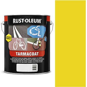 Rust-Oleum Tarmacoat Road Line Paint Traffic Yellow 5L