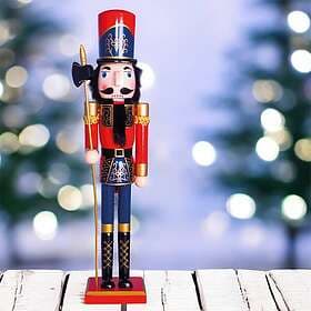St Helens Home & Garden Nutcracker & Sceptre Christmas Decoration Ornament Festi