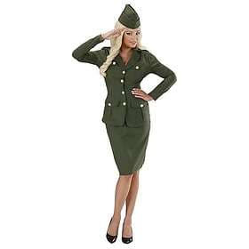 W WIDMANN MILANO 76591 WW2 Soldier Girl Costume (Jacket, Skirt, Hat)