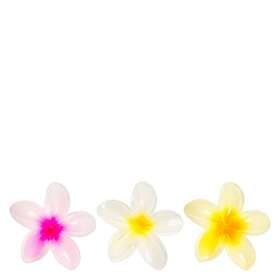 Brushworks Hair Claw Tropical Flower Claw Clips 3pcs