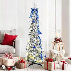 vidaXL Artificial Tree Green 150cm 100 LEDs