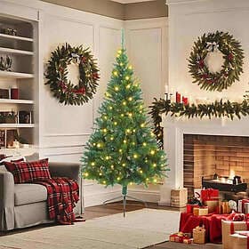 vidaXL Artificial Tree Green 180cm 300 LEDs