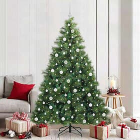 vidaXL Artificial Tree Green 210cm 300 LEDs