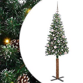 vidaXL Artificial Tree Green and White 150cm