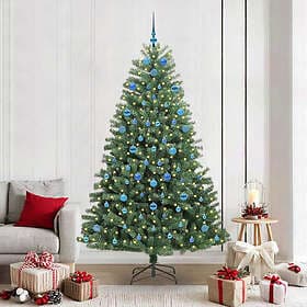 vidaXL Artificial Tree Hinged 210cm