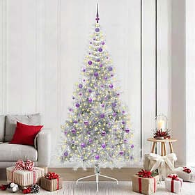 vidaXL Artificial Tree Silver 240cm