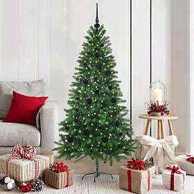 vidaXL Artificial Tree Green 150cm 150 LEDs