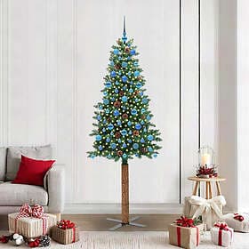 vidaXL Slim Green 210cm 300 LEDs