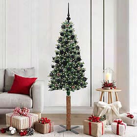 vidaXL Artificial Tree Green and White 180cm