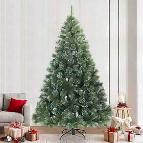 vidaXL Artificial Tree Snowy White 240cm