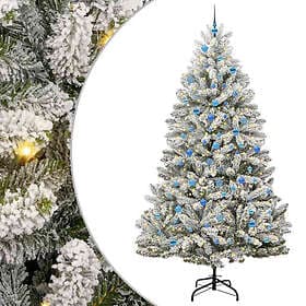 vidaXL Artificial Tree Green and White 240cm