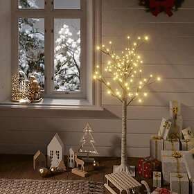 vidaXL Willow Light Tree 128 LEDs 1.2m Warm White Indoor/Outdoor
