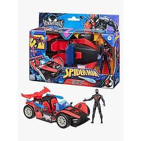 Hasbro Marvel Spider-Man Miles Morales Remix Blast-Racer Action Figure with Car