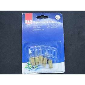 B and Q Christmas Bulbs 2.4v 0.5w