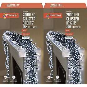 Premier Cluster Lights 25m 2000LED Outdoor
