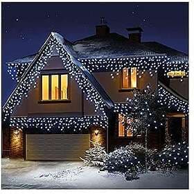 Premier Icicle Lights 11.8m 480LED Outdoor