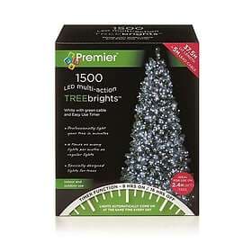 Premier TreeBrights String Lights 37.5m 1500LED Multi Action Outdoor