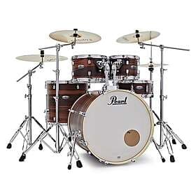 Pearl Decade Maple 22" Am Fusion Drum Kit w/Hardware Matte Dark Walnut