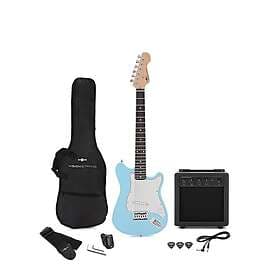 Gear4music VISIONSTRING 3/4 Electric Guitar Pack Blue