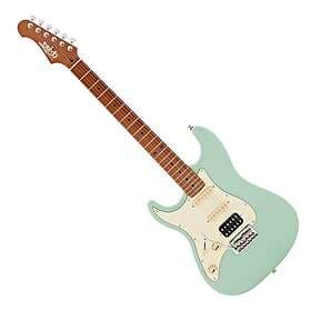 JET Guitars JS-400 HSS Roasted Maple Left Handed Sea Foam Green