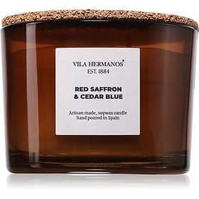 Vila Hermanos Red Saffron & Cedar Blue Scented Candle 350g