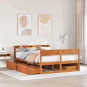 vidaXL Bed Frame 3307139 135x190cm
