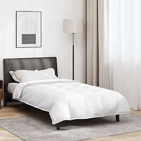 vidaXL Down Duvet 140x220cm White 42007669