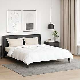 vidaXL Duvet Cover Set 3 pcs White 3376954