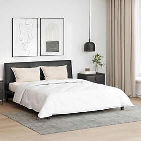 vidaXL Duvet Set 3 pcs White 3377552
