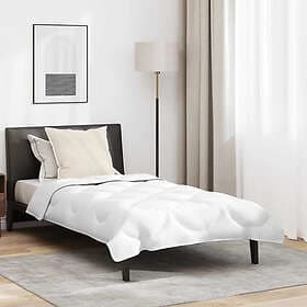 vidaXL Täckeset with pillow 2 pcs White 3376794