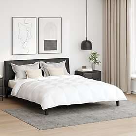 vidaXL Duvet Cover Set 3 pcs White 3377148