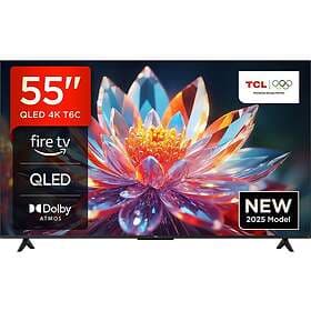 TCL T6C 55" 4K Ultra HD QLED HDR Smart Fire TV (2025) - 55T6C