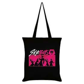K-Pop Demon Hunters Saja Boys Black Tote Bag