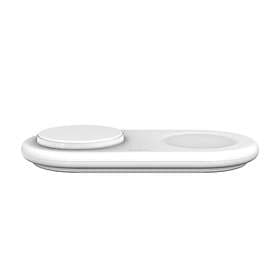 Belkin BoostCharge Pro 2-in-1 Wireless Charging Pad Magnetic Qi2 15W WIZ021myWH