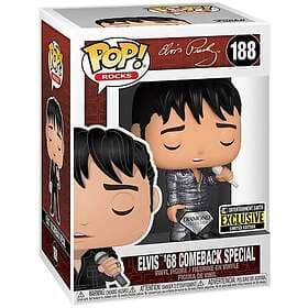 Funko POP! Rocks Elvis Presley '68 Comeback Special Diamond Glitter #188 9cm