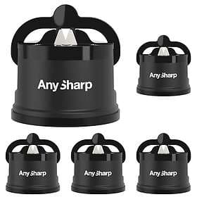 AnySharp Knivslipare Kitchen Knife Sharpener Black BLACK