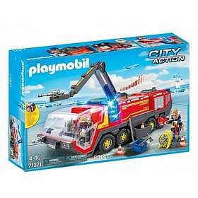 Playmobil City Action 71371 Airport Fire Truck with Light and Sound